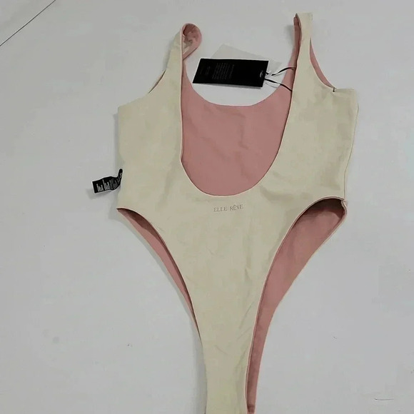 ELLE REVE Peace Bodysuit - Mauve/Light Nude - Picture 12 of 15